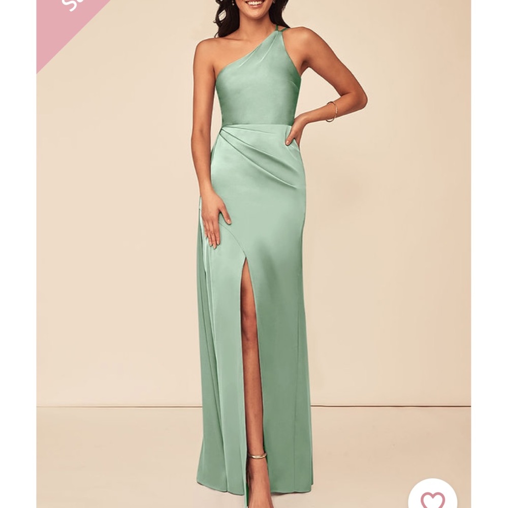 Floor length dress - color agave - worn once